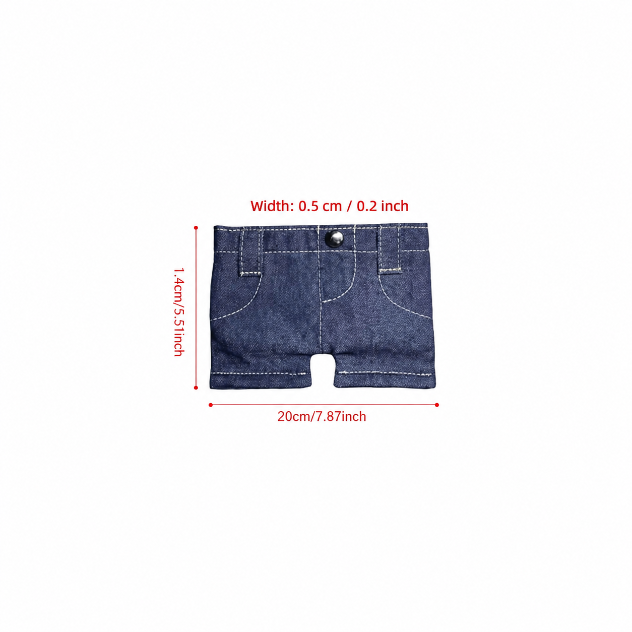 Denim Shorts Wallet