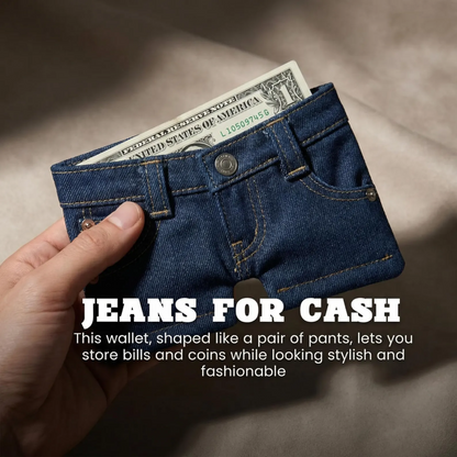 Denim Shorts Wallet